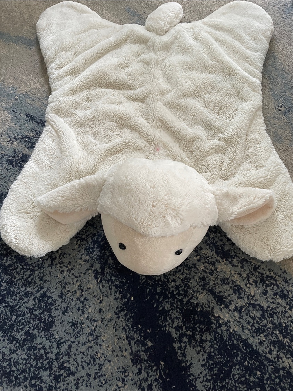 Rare Jellycat Plush Lamb Baby Play Mat